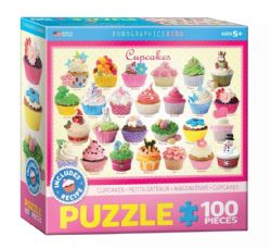 EUROGRAPHICS CASSE-TÊTE 100 PIÈCES - PETITS GÂTEAUX (CUPCAKES) #6100-0519